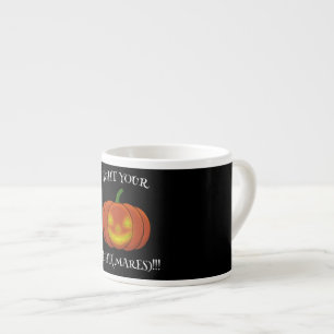 Glowing Jack-o'-Lantern - Light Your Nightmares Espresso Cup