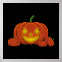 Glowing Jack-o'-Lantern Pumpkin
