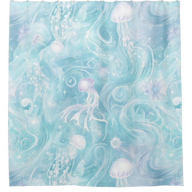 Glowing Jellyfish Ocean Pattern (Front)