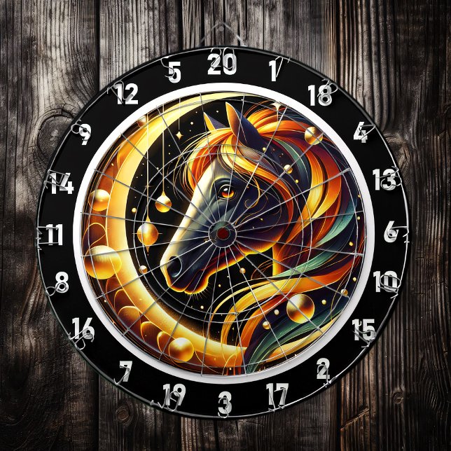 Glowing Jungle Stallion Room Masterpiece Dartboard (Creator Uploaded)