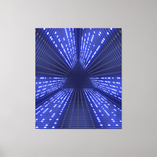 glowing light canvas print