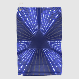 glowing light golf towel
