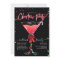 Glowing Light Holiday Candy Cane Martini Christmas