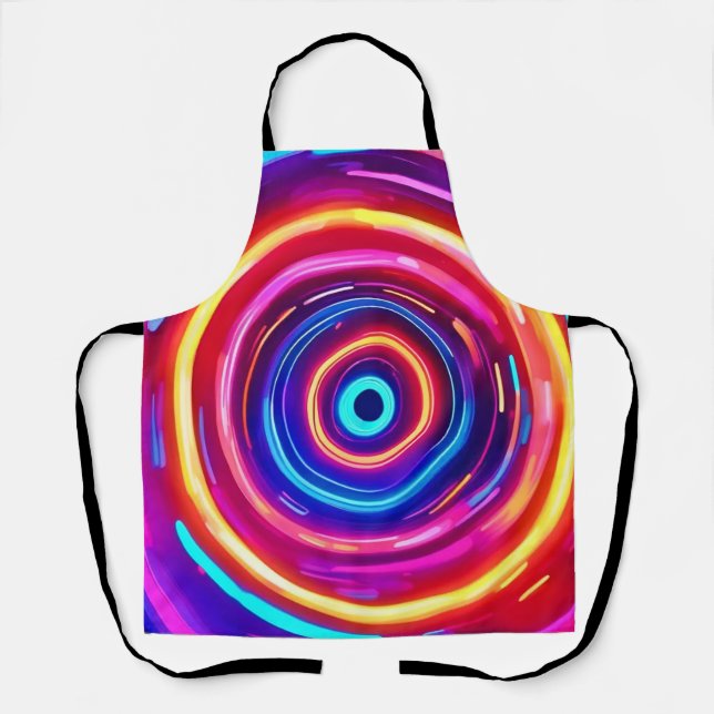 Glowing Light Vortex Apron (Front)