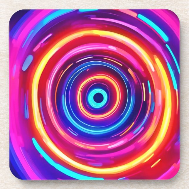 Glowing Light Vortex Coaster (Front)