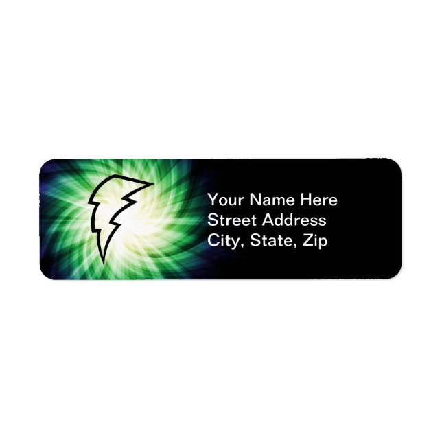 Glowing Lightning Bolt (Front)