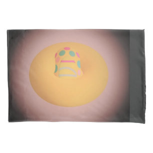 Glowing like a sunbeam art design    pillowcase