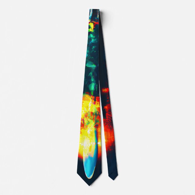 Glowing Liquid Drip Tie (Front)