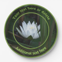 Glowing Lotus Lily Flower Personalized Party
