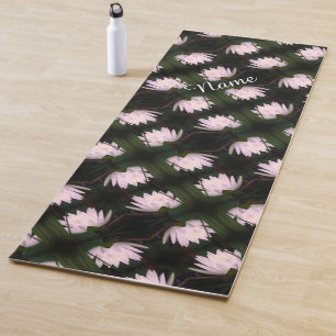 Glowing Lotus Water Lily Flower Personalized     Yoga Mat