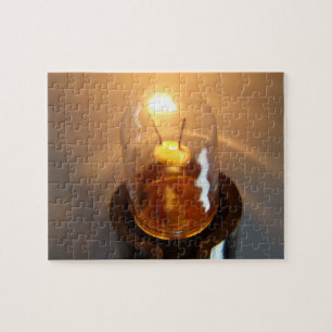 Glowing Low Voltage Light Bulb Jigsaw Puzzle