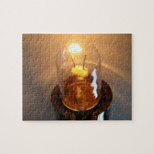 Glowing Low Voltage Light Bulb Jigsaw Puzzle (Horizontal)