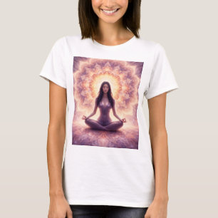Glowing Mandala Meditation Woman T-Shirt
