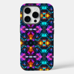 Glowing Mineral Rock Formations iPhone 16 Pro Case