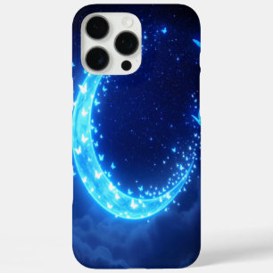 Glowing Moon Butterflies Fantasy iPhone 16 Case
