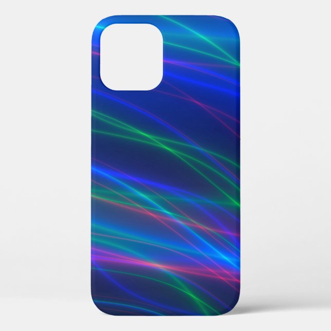 Glowing Multicolored Rays Case-Mate iPhone Case (Back)