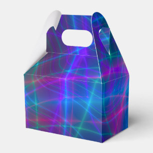 Glowing Multicolored Rays Favor Box