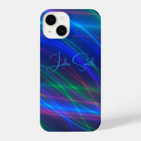 Glowing Multicolored Rays Monogram