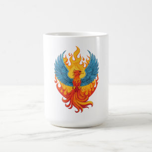 Glowing mythological Fantasy Phoenix Bird Coffee Mug