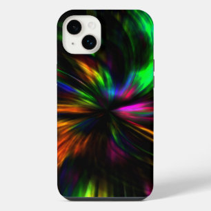 Glowing Neon Art Modern Psychedelic Trendy iPhone 14 Plus Case