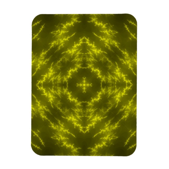 Glowing Neon Electric Thunder Bolts Magnet (Vertical)