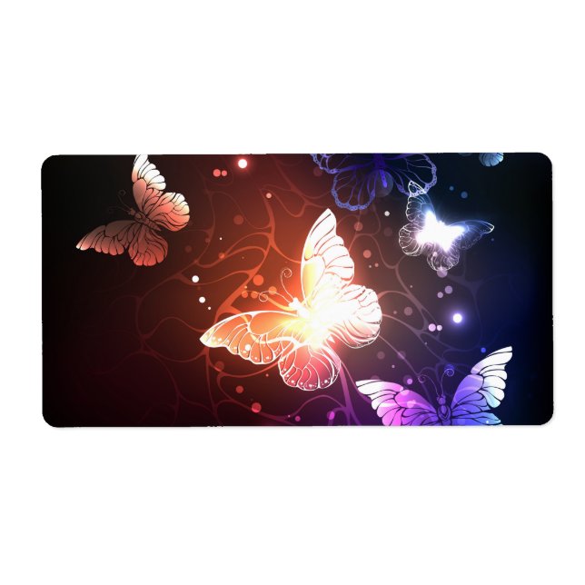 Glowing Night Butterflies (Front)
