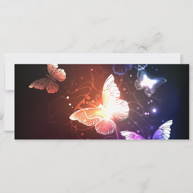 Glowing Night Butterflies (Front)