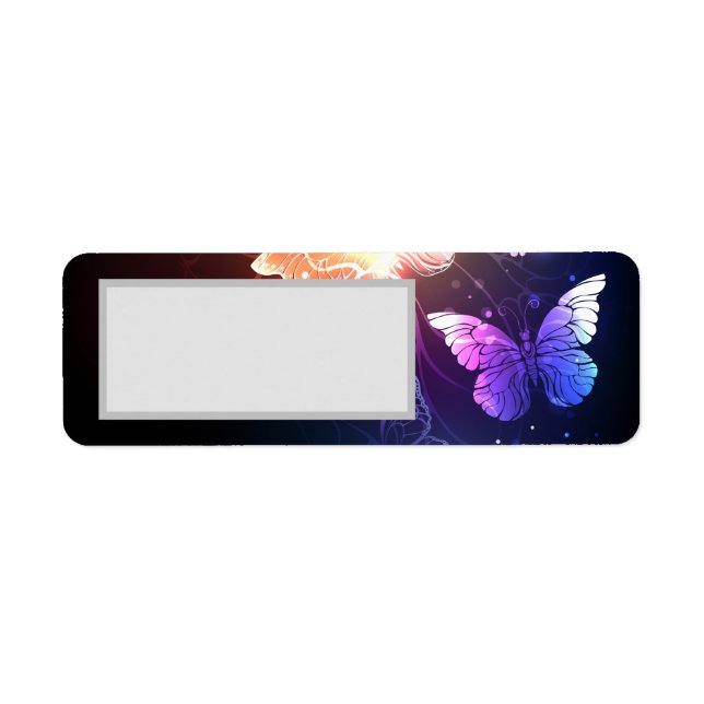 Glowing Night Butterflies (Front)