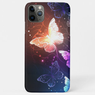 Glowing Night Butterflies iPhone 11 Pro Max Case