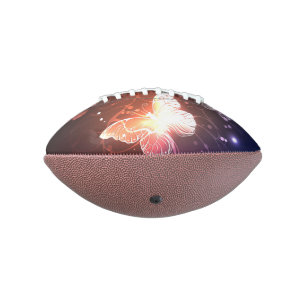 Glowing Night Butterflies Football