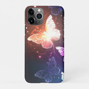 Glowing Night Butterflies iPhone 11Pro Case