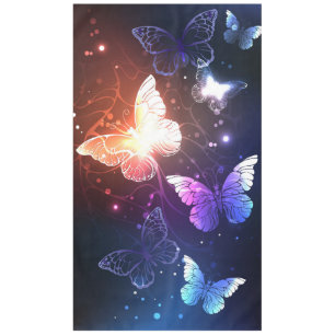 Glowing Night Butterflies Tablecloth