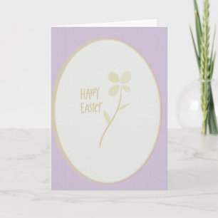 Glowing Oval Easter Card