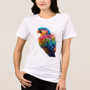Glowing Parrot Tri-Blend Shirt