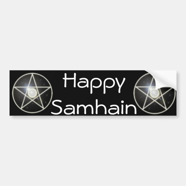 Glowing Pentagram 1 Bumper Sticker (Front)