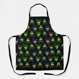Glowing Pirate Ghost Skulls Apron