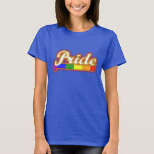 Glowing Pride Gay Pride Colours T-Shirt