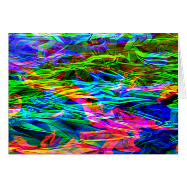 Glowing Rainbow Abstract (Front Horizontal)