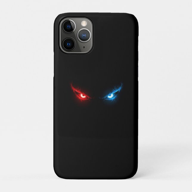 Glowing Red and Blue Evil Eyes  Case-Mate iPhone Case (Back)