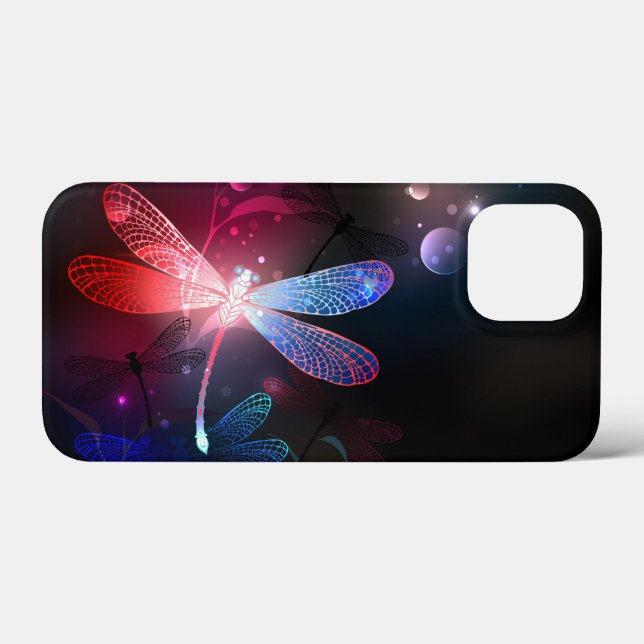 Glowing red dragonfly Case-Mate iPhone case (Back (Horizontal))