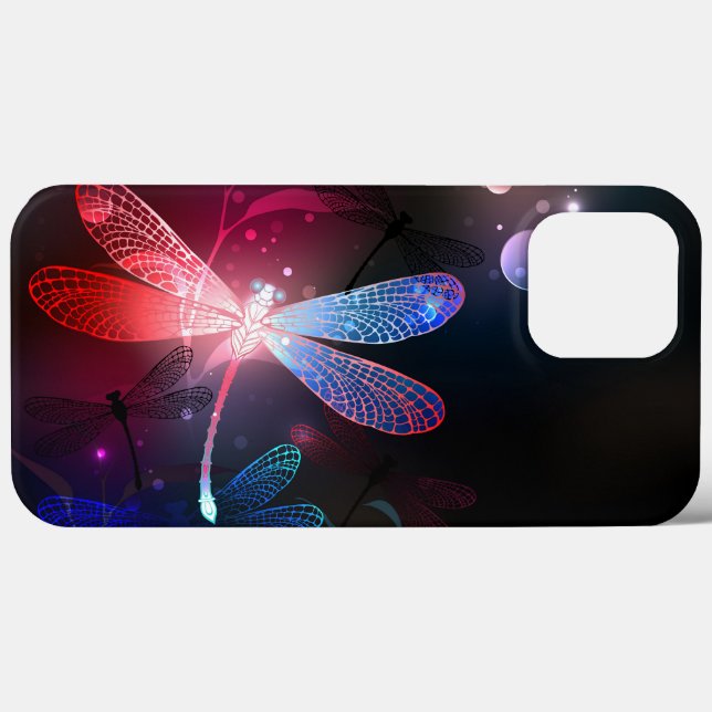 Glowing red dragonfly Case-Mate iPhone case (Back (Horizontal))