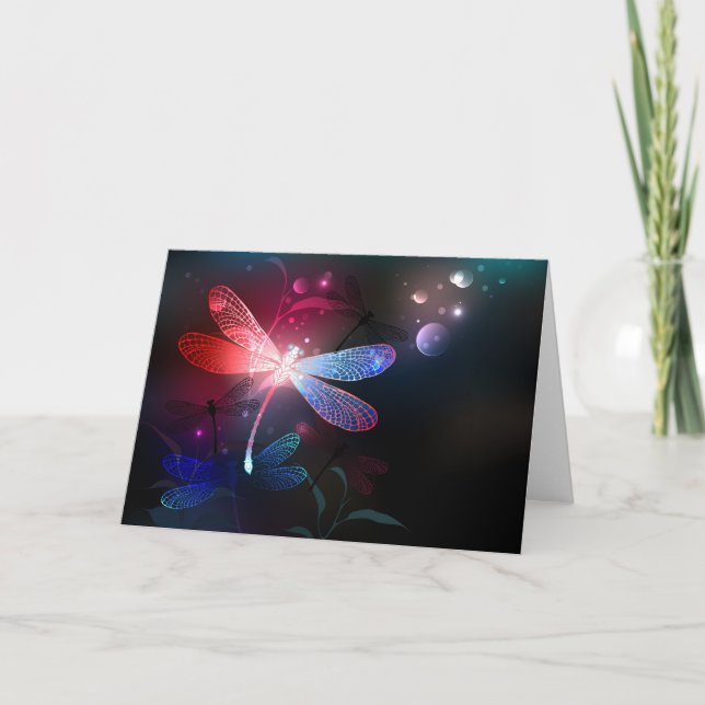 Glowing red dragonfly program (Front)