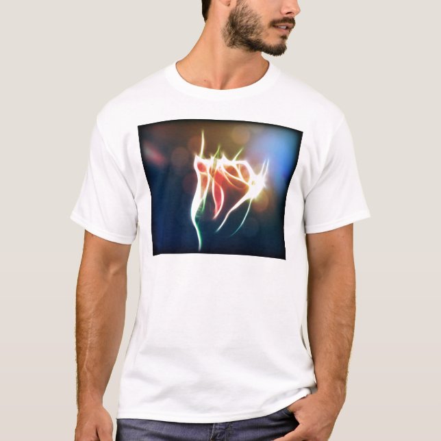 Glowing Rose T-Shirt (Front)