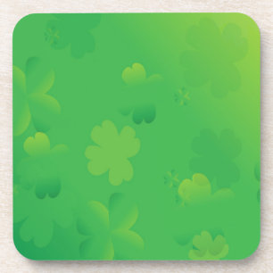 Glowing Shamrocks Coaster