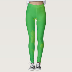 Glowing Shamrocks Leggings