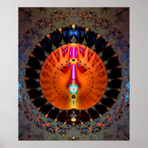 'Glowing Shield' Poster