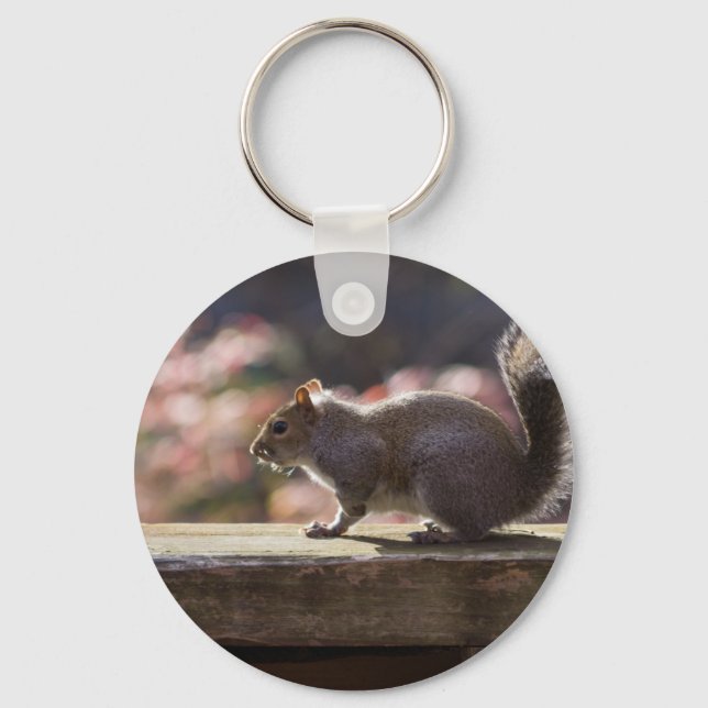 Glowing Squirrel Keychain (Front)