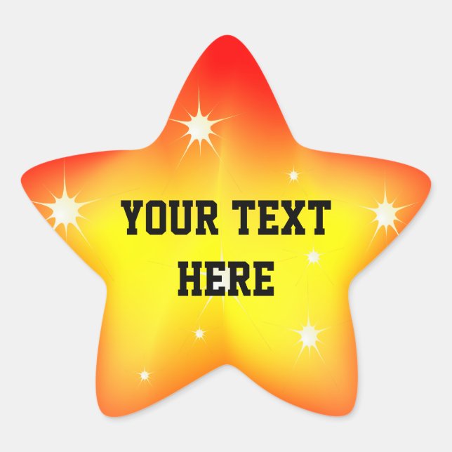 Glowing Star Sticker (Front)