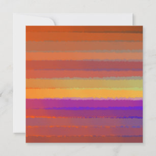 Glowing Sunrise Salty Watercolor Pop Of Colour Art Card