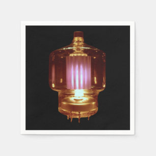 Glowing Transmit Vacuum Tube Napkin
